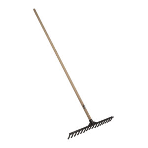 Complete Golf Bunker Rake with Wooden Handle