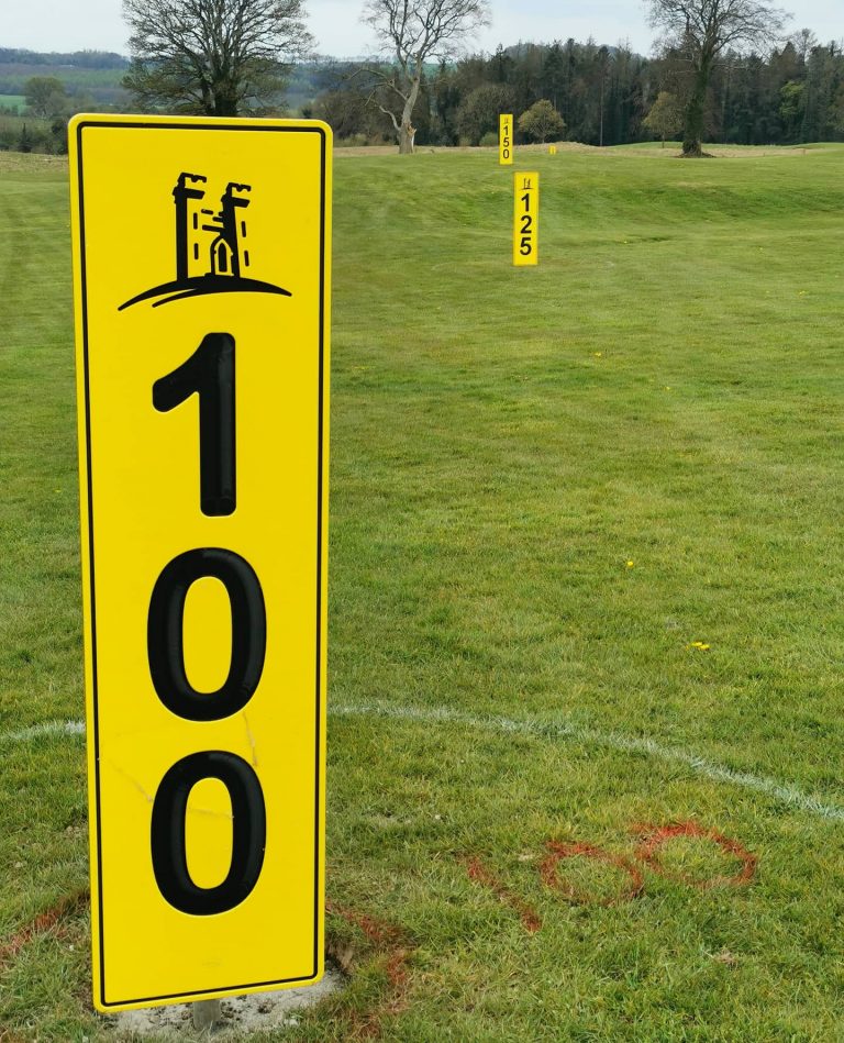 Driving Range Distance Signs | Colour & Distance | BMS Products