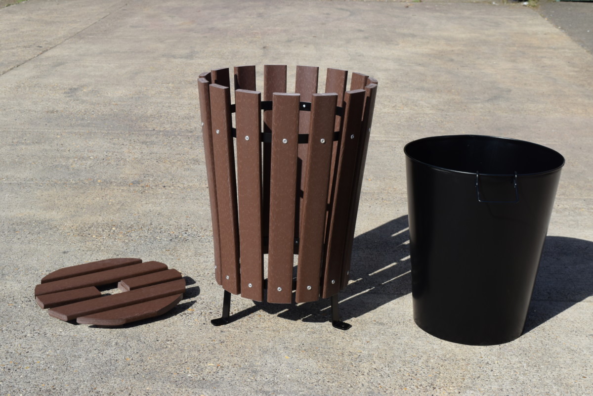 Tapered EcoPlex Litter Bin 10+ Years Lifespan BMS Products