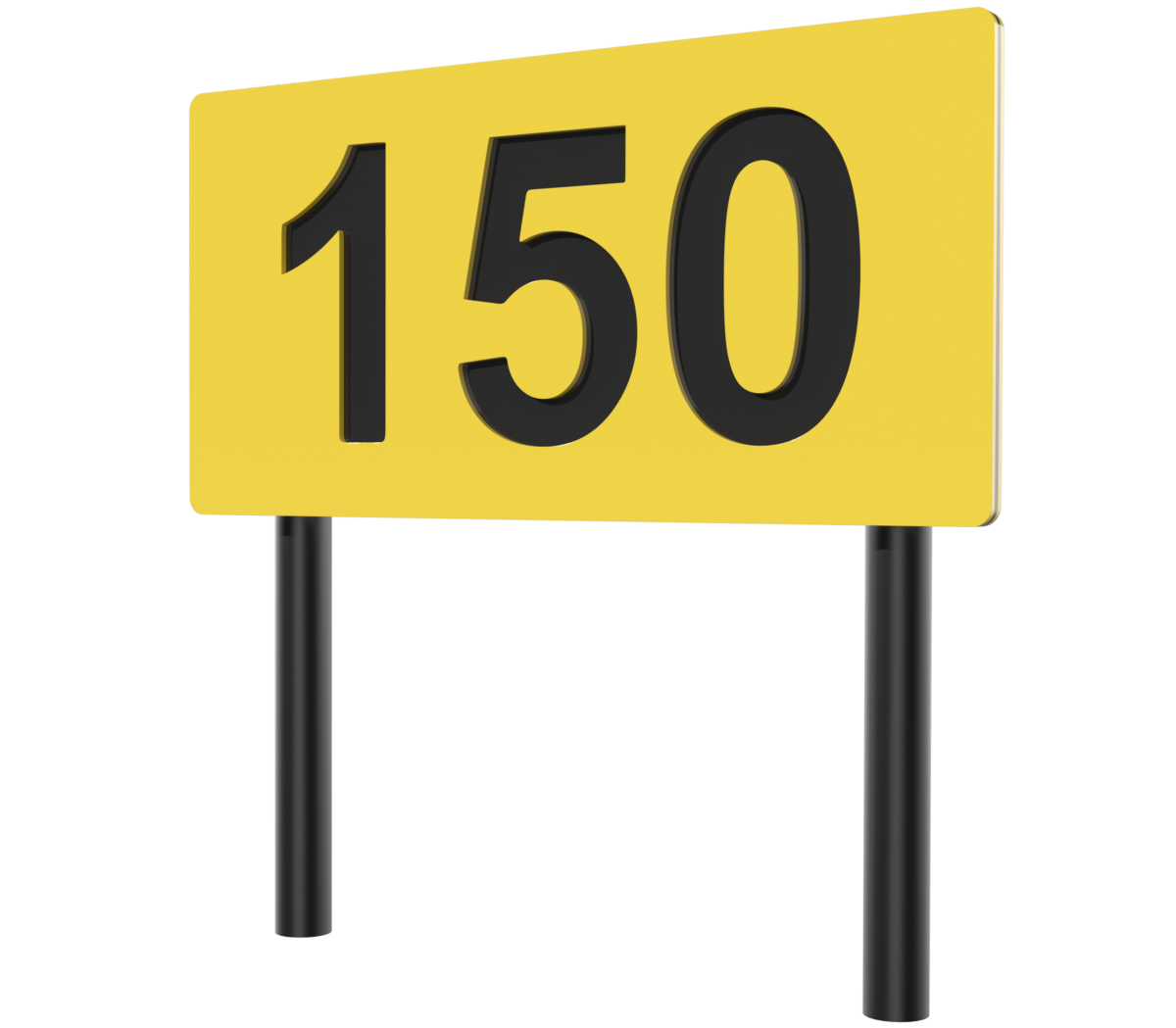 Driving Range Distance Signs Colour & Distance BMS Products