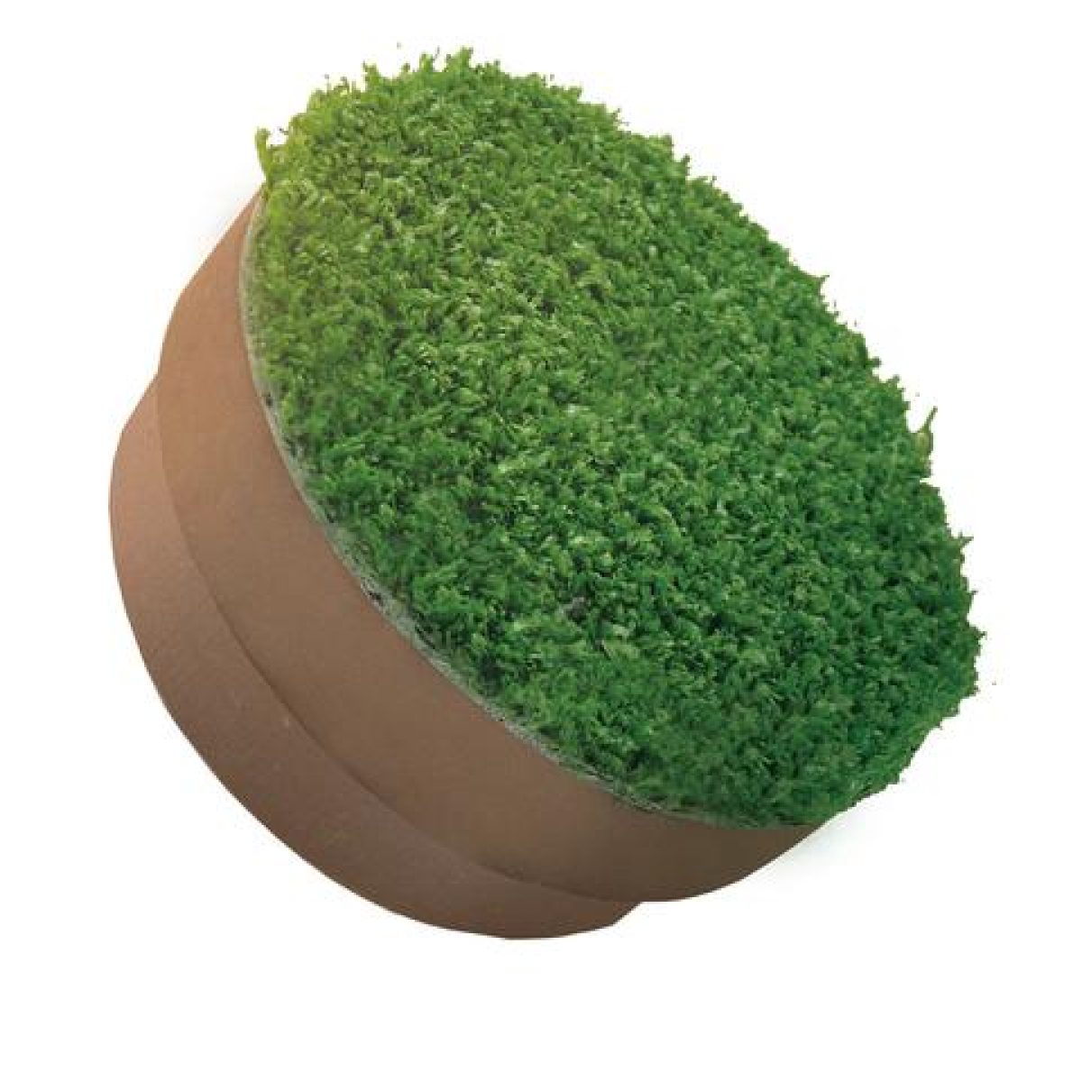 4.25” Brown Solid Hole Cup Cover with 