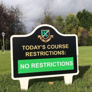 Notice Slider Sign