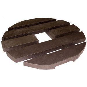 Round Litter Bin Lid With Hole