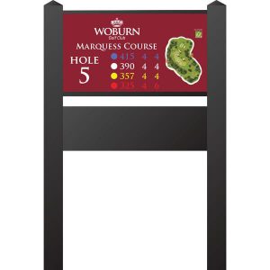EcoPlex Straight Top Tee Sign
