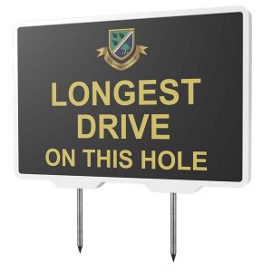 Longest Drive Tee Sign