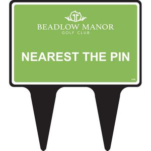 Nearest the Pin 12x8” Sign