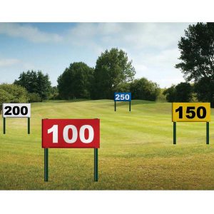 Driving Range Distance Signs