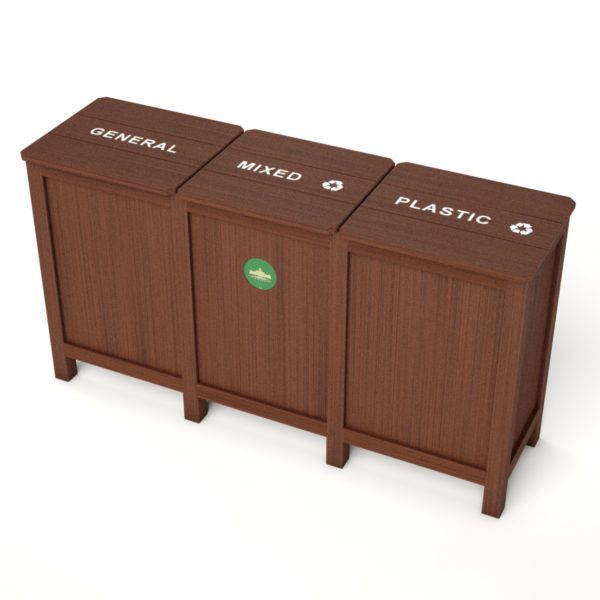 TRIPLE-PREMIUM-BIN-HINGED-LID-WASTE-BIN-Logo-Dark